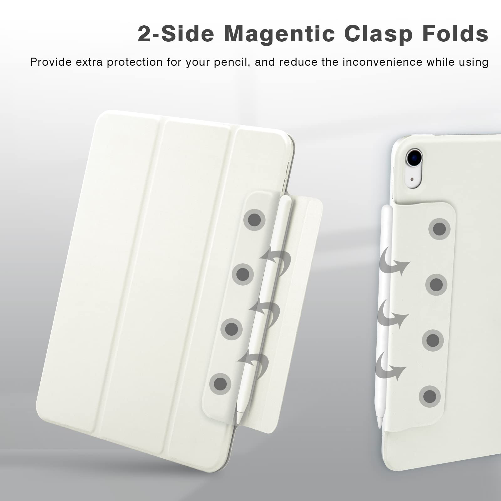 Magnetic iPad Air 5/4 Case, Slim Smart Folio for iPad Air 5th,4th Magnetic iPad Air 5/4 Case, Slim Smart Folio for iPad Air 5th,4th